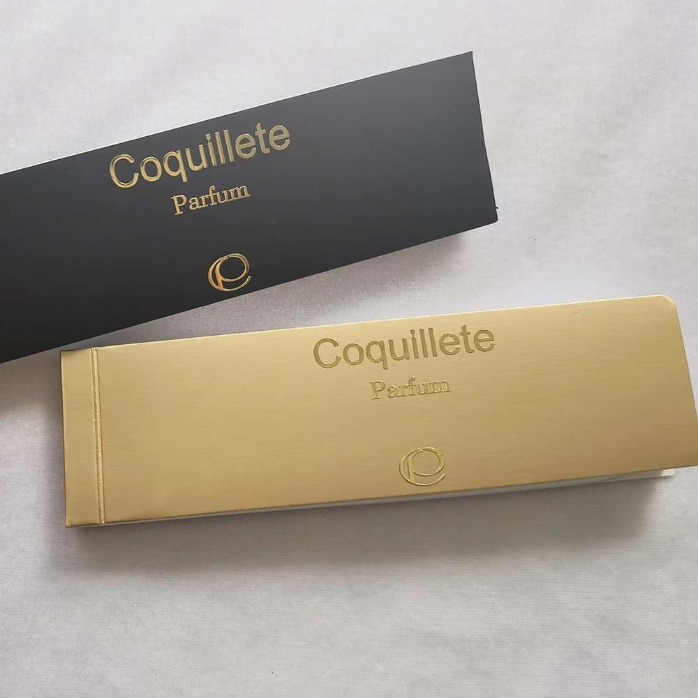 Custom Design Test Strips Print Luxury Different Shape High Grade Perfume / Blotter/Fragrance Test Paper