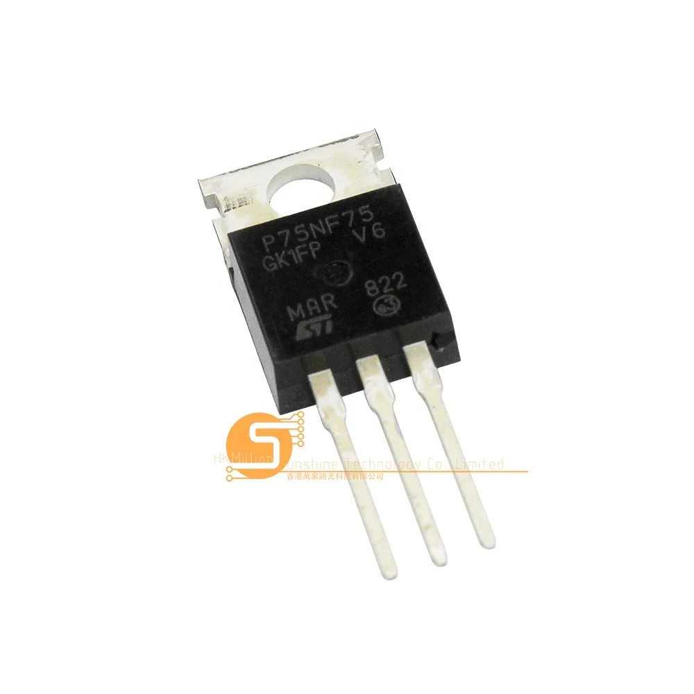 ТРАНЗИСТОР STP75NF75 TO-220 P75NF75 75N75 MOSFET