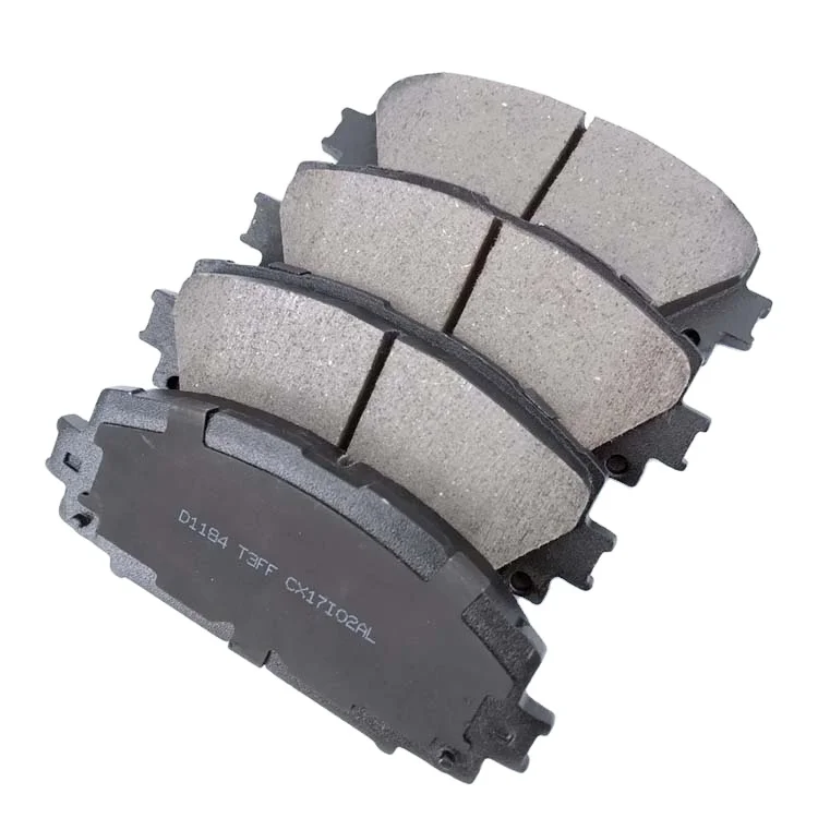 Wholesale Price Carbon Fiber Brake Pads Manufacturer D1184 04465-0D110 Export Brake Pad for Toyota Harrier Yaris Prius Scion
