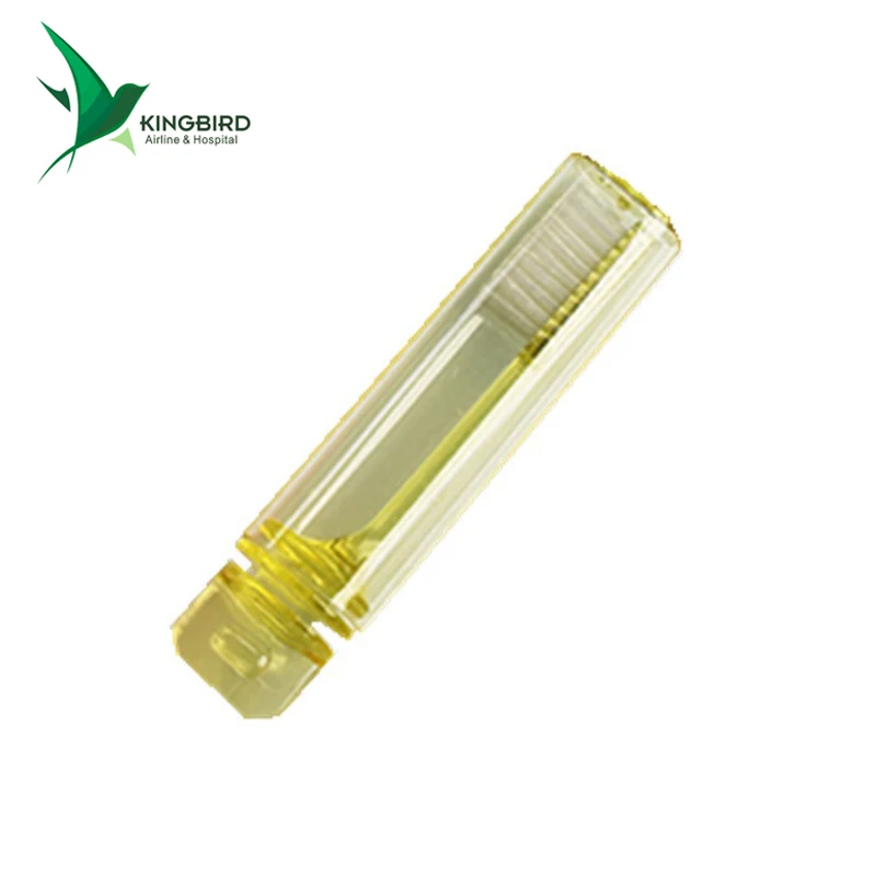 Cheap Plastic Hotel Airline Disposable Toothbrush with Paste