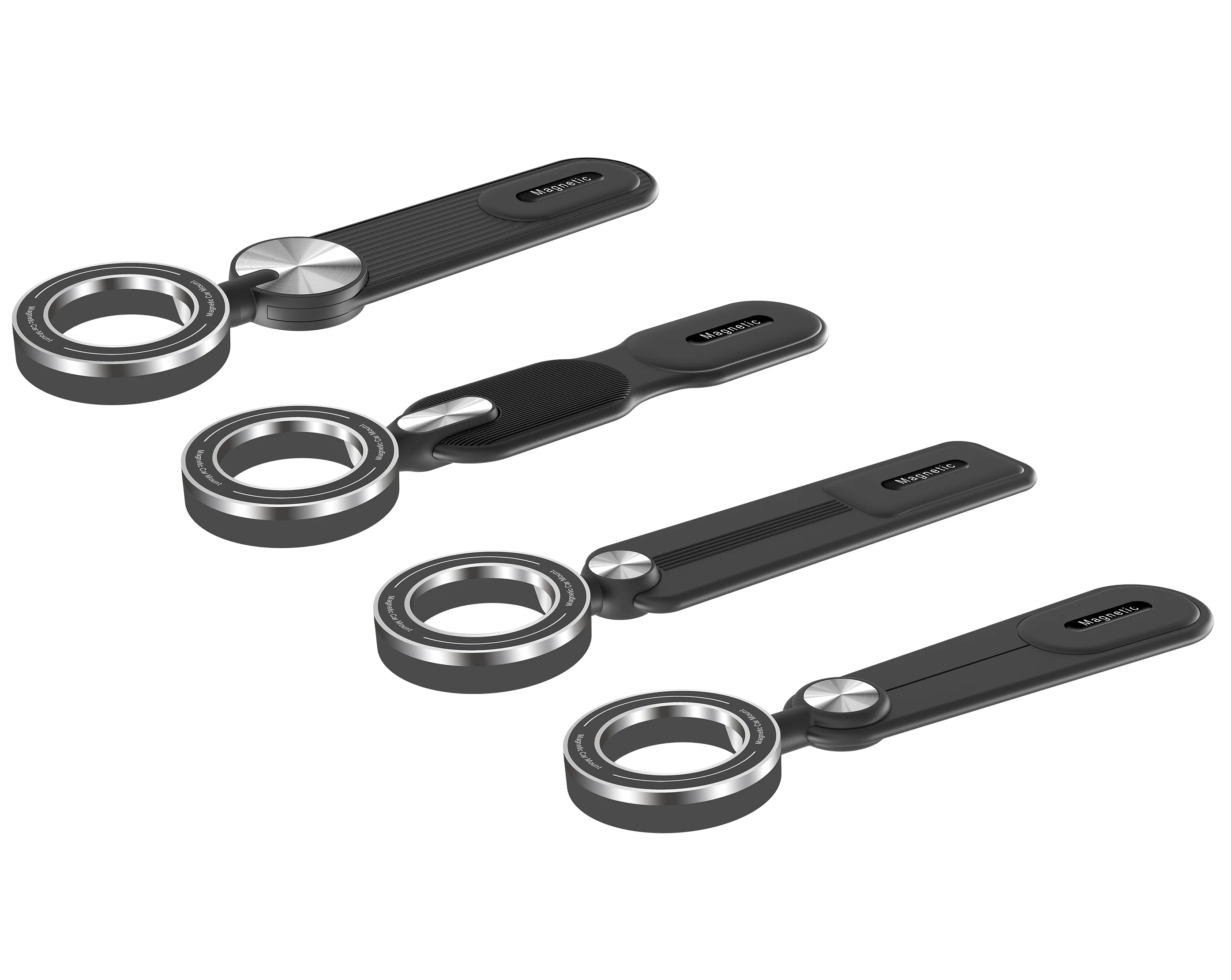 2024 New  RT205 Wireless Fast Charging N52 Magnetic Flexible 360 degree Rotating Phone Holder Magnetic Car Phone Holder