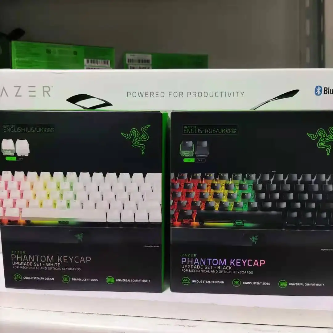 Набор для обновления клавиш Razer Phantom уникальный незаметный дизайн прозрачные боковые нижние лазерные легенды Инструменты