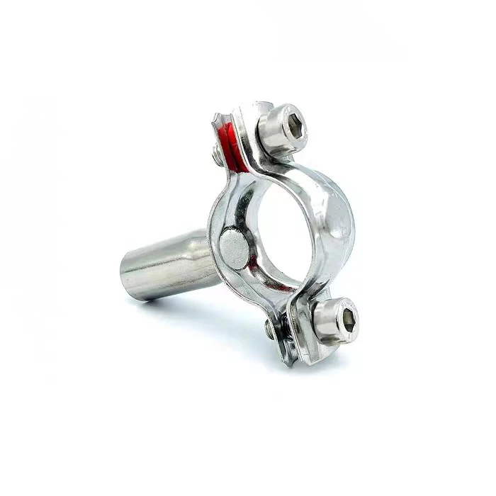Stainless Steel Fixing Clip Bracket Round  Clamp Hoop Water Pipe Fitting Fastening Clamp Holder