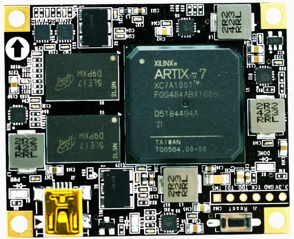 
XILINX Artix-7 A7 FPGA Core Board XC7A100T fpga development board Minimum System ALINX Brand 