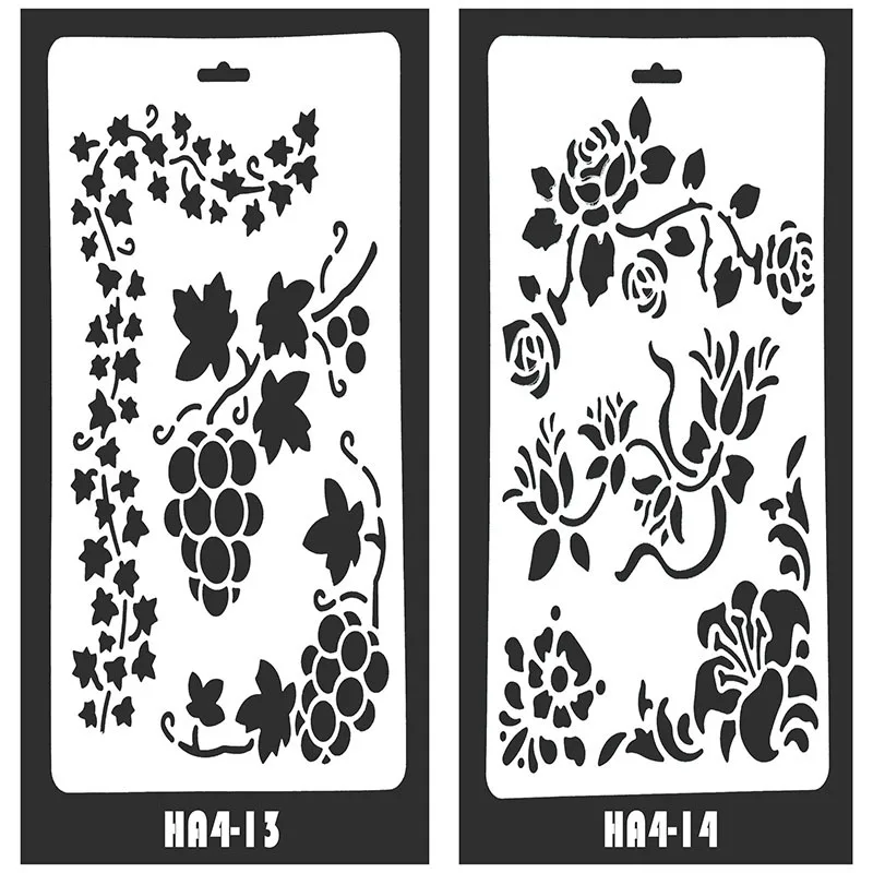 hot sell PET plastic drawing toys  journal stencil set for kids