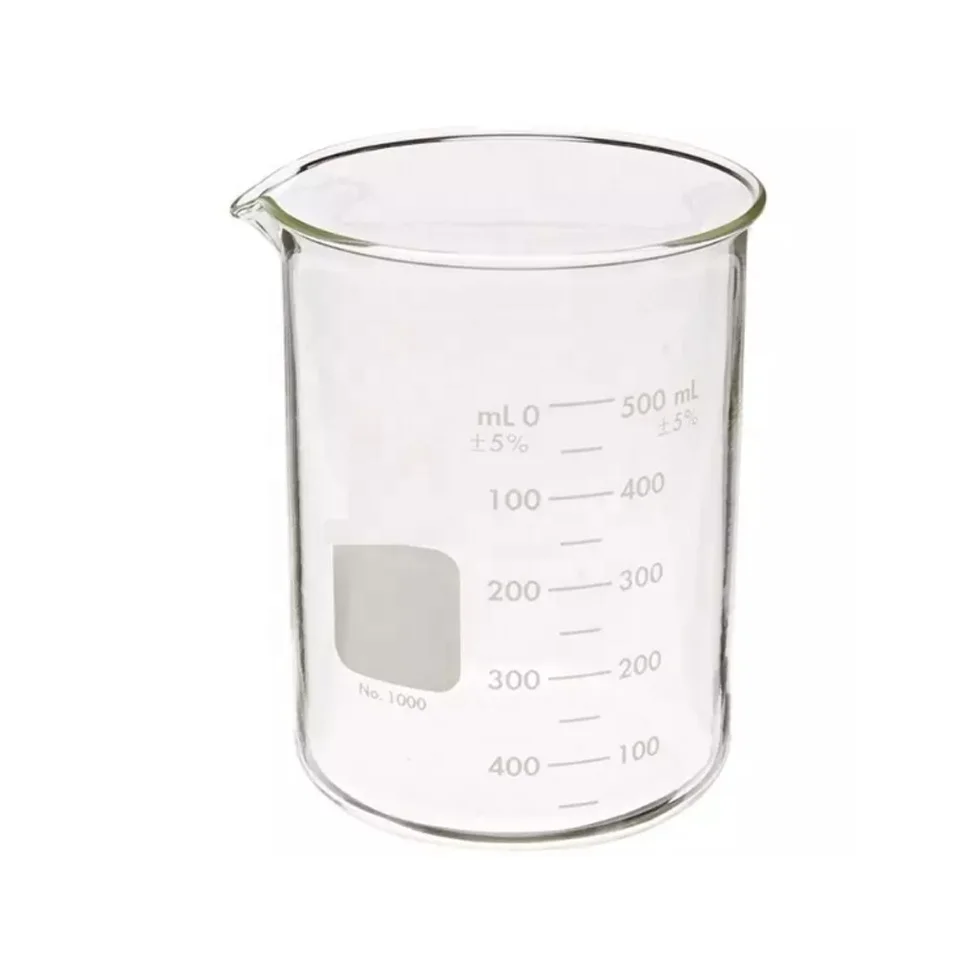 Factory Wholesale Borosilicate Glass 250ml Measuring Beaker With Sprout