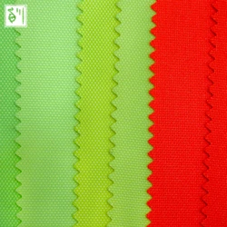 Baichuan Rpet dope dyed recycled HIGH VISIBILITY 300D polyester oxford waterproof fabric