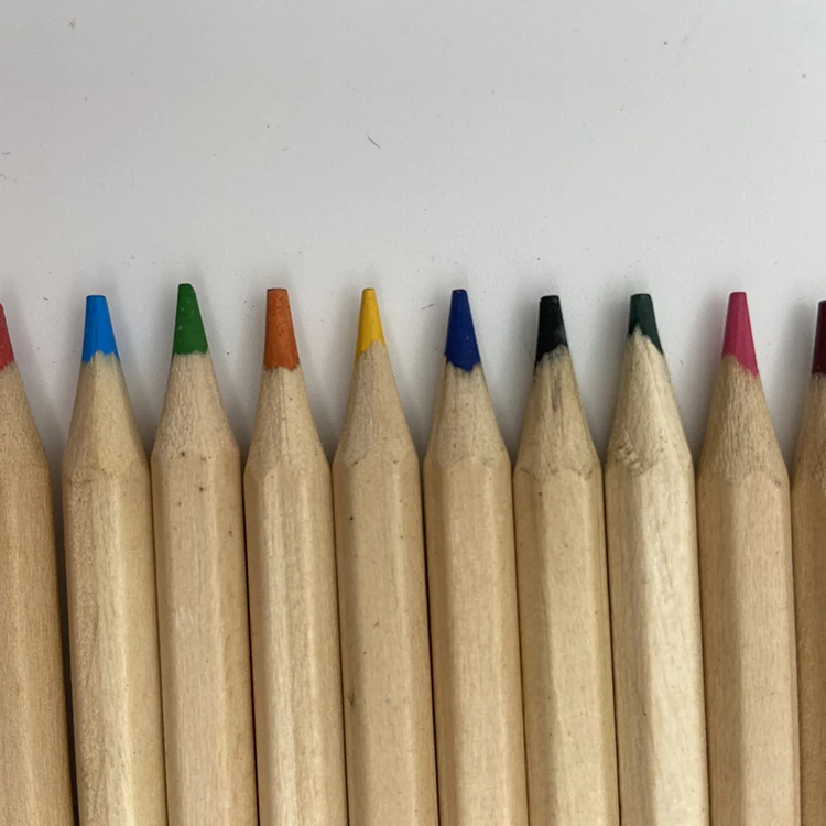 Free Samples wholesale 7 inches custom logo drawing natural color pencil for children and art