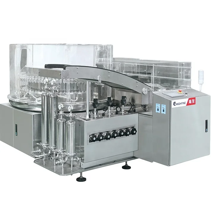 Highfine Vial Washing Machine for Cleaning Vial Bottles Electric New Product 2020 CE Filling Machine Provided Pharmaceutical