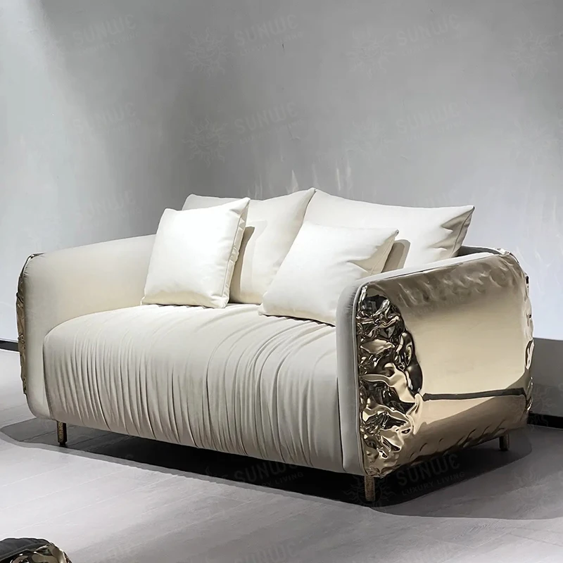 Living Room Green  vintage velvet Sofa Furniture Sets Restaurant Luxury Golden High Quality Solid Wood Inner Frame Velvet Sofa