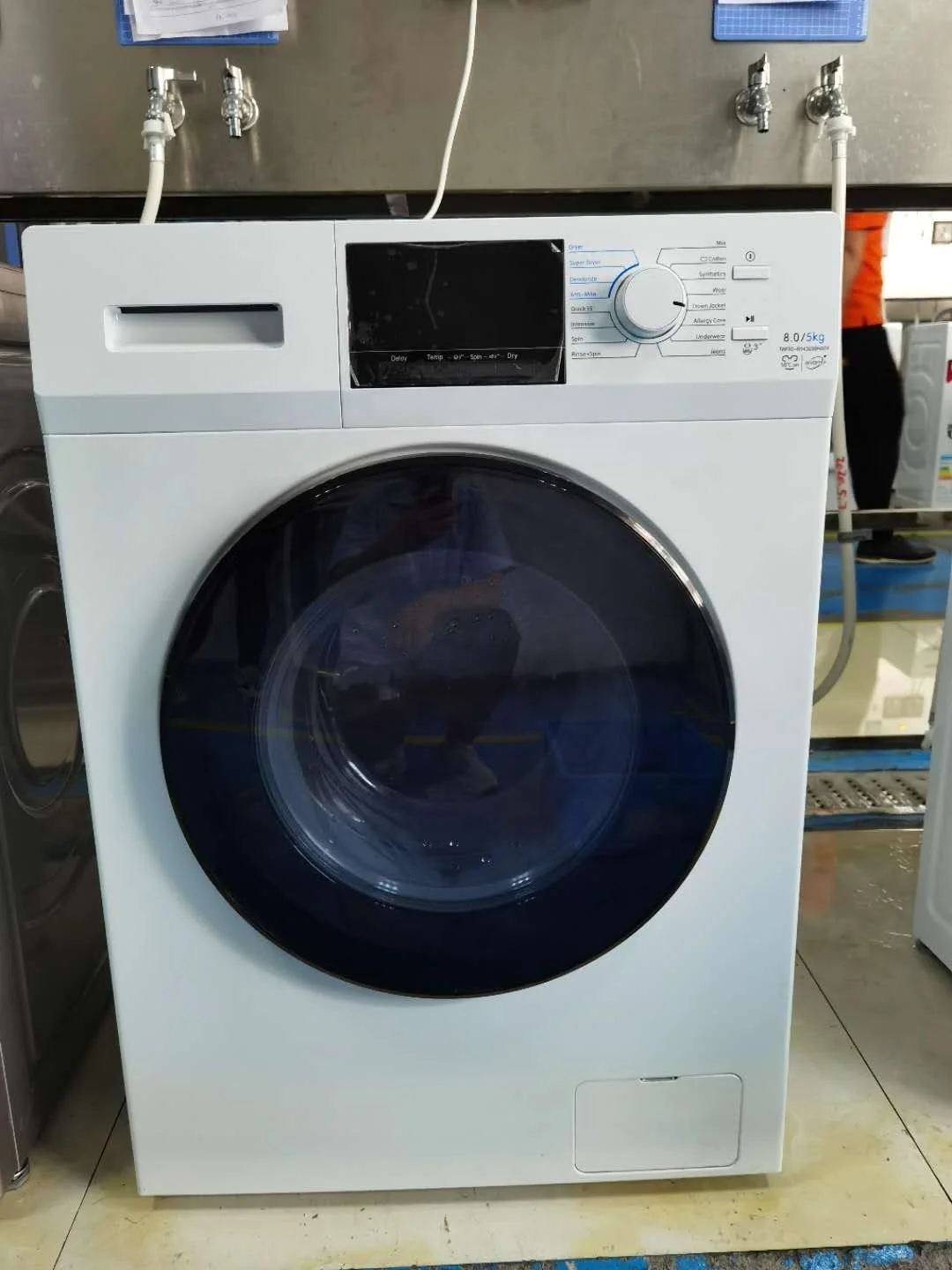 New Cheap 8kg Washer and Dryer Combo Washing Machine for Home Use with Best Quality