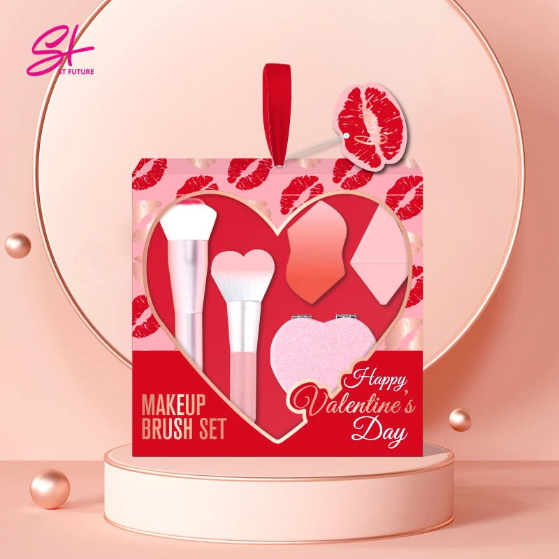 Trending Series 5pcs Private Label Brand Travel Portable Professional Makeup Brush Set Mini Size Cruelty Free Best 2021 Brushes