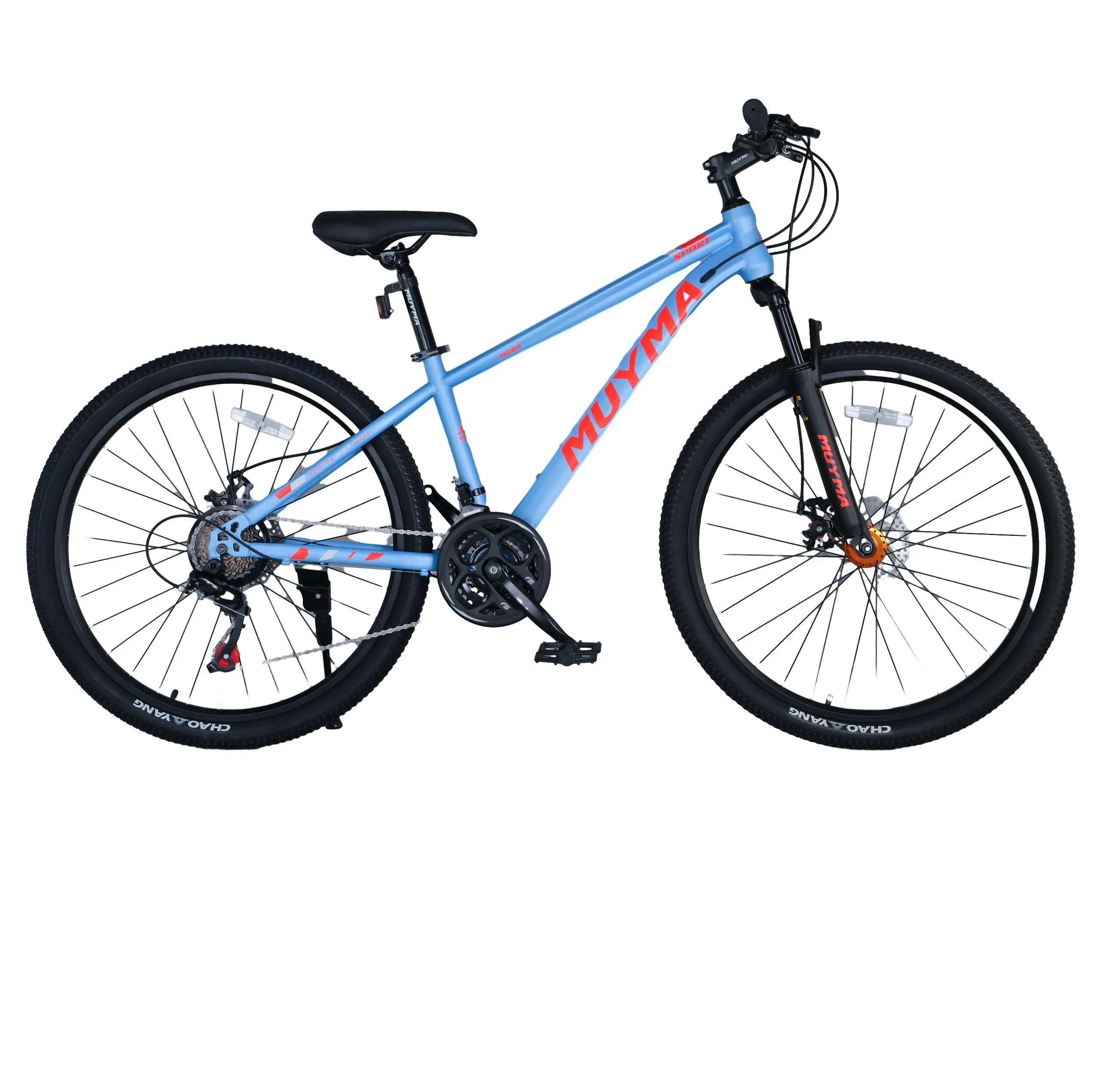 Best-selling ultra-light high-carbon steel frame shock-absorbing front fork 21 variable speed mountain bike