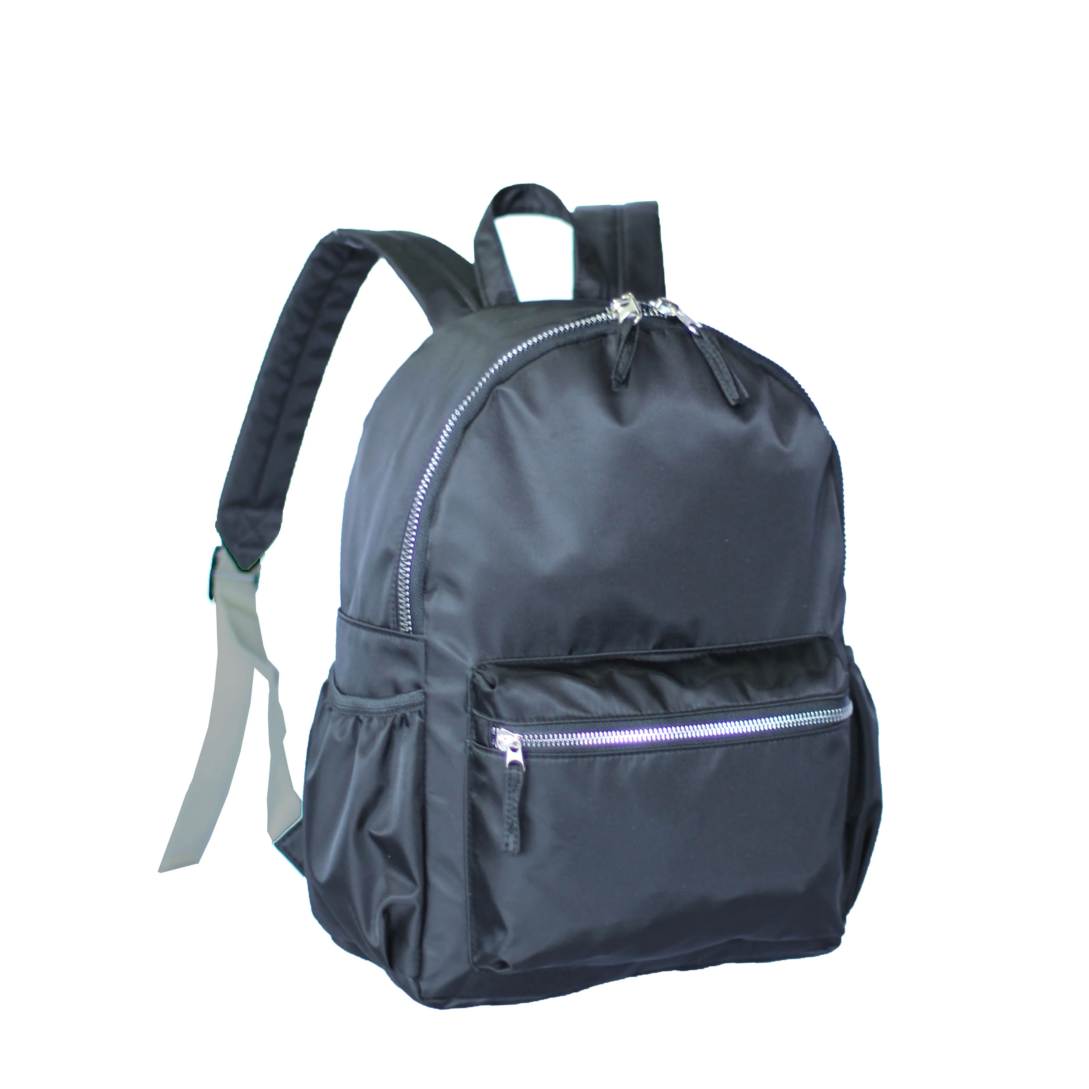 Hot Sale Wholesale Simple Promotional gift school bags polyester teenagers school kids mochila bag lady backpack