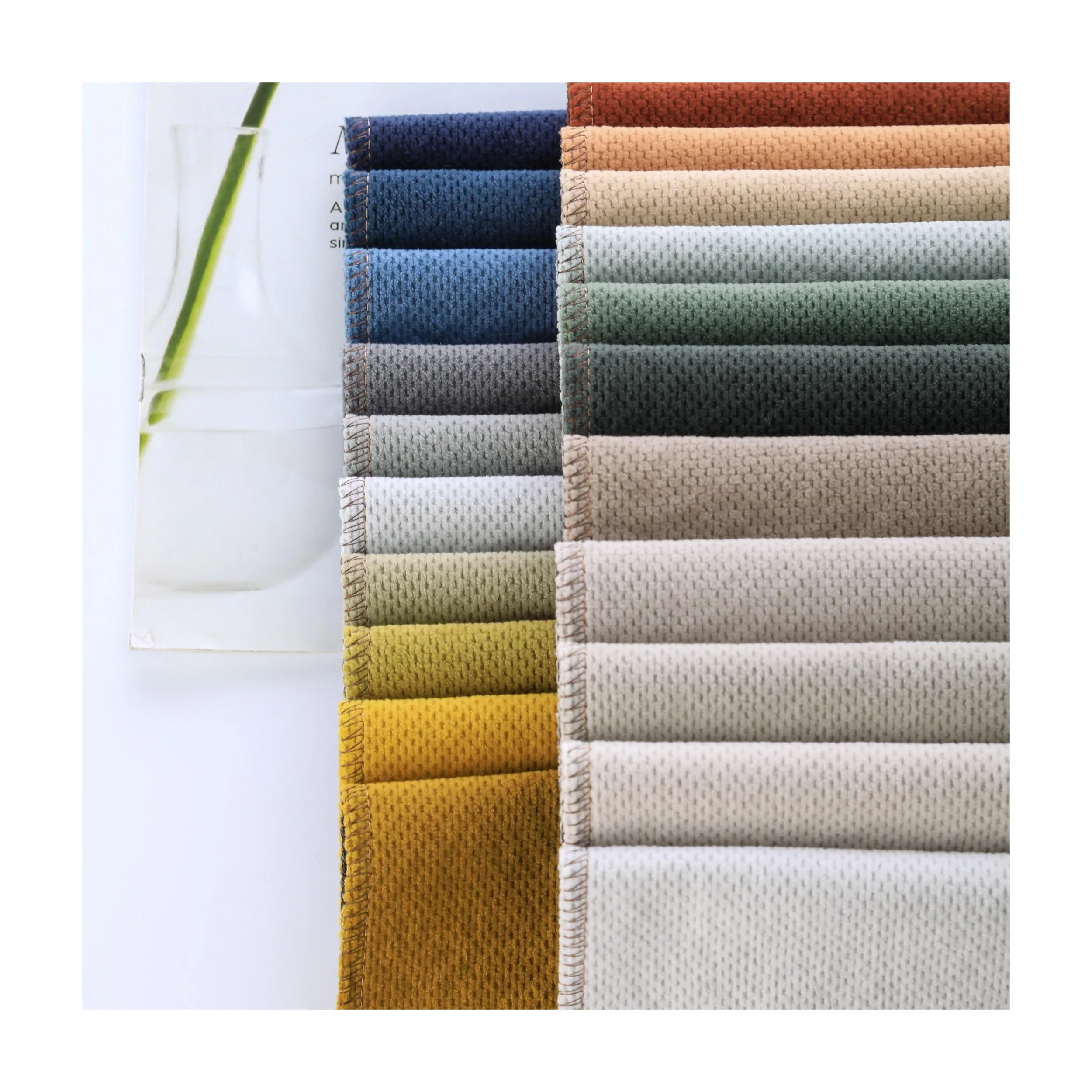 Upholstery 100% polyester soft velvet fabric for sofa covers in China