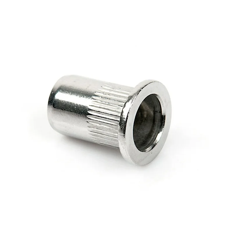Rivet Nuts M6 M8 M10 8-18 Stainless Steel 304 M8 A2-70 Flat Head Thread Rivet Nutsert Cap Nuts Thread Rivetnut Blind Rivet Nut