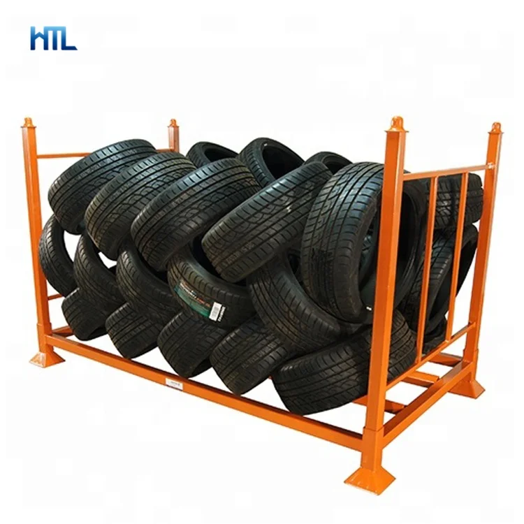 Palettes pour stockage pneus forklift tire rack system