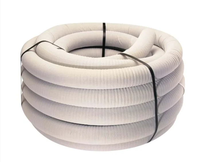 4 Inch Park Green Space Buried Drainage Pipe Fittings White Polyester Mesh Socks Manufacturers