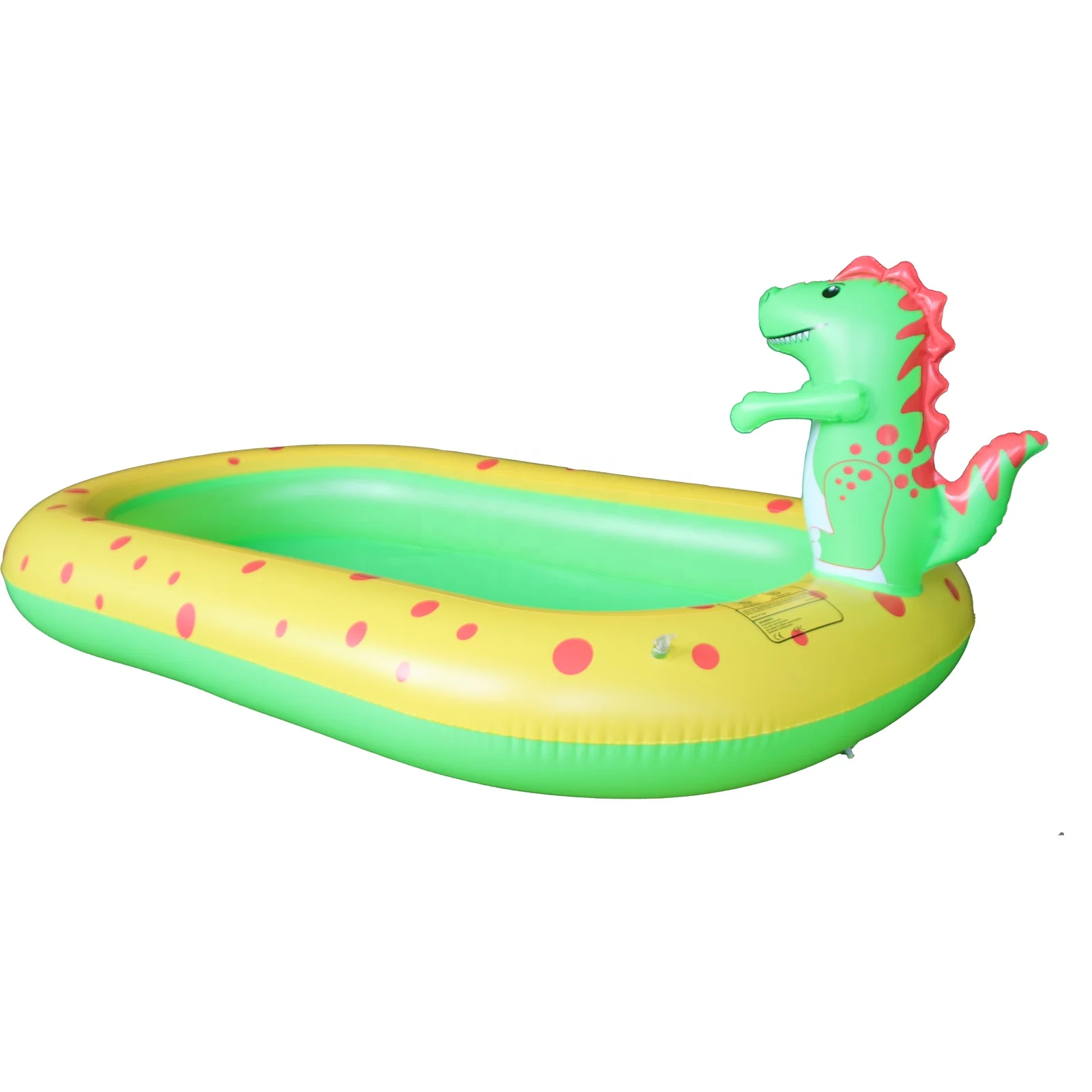 Sprinkler Pool for Kids, 3 in 1 Dinosaur Inflatable Sprinkler Swimming Pool for Toddler Indoor & Outdoor