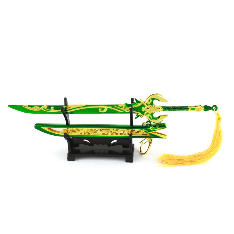 Genshin Impact Chinese Game Character Metal Anime Small Toy Sword Primordial Jade Cutter