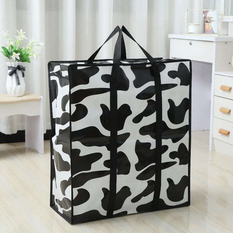 Reusable Polypropylene eco bag Laminated Reusable shopping tote bag non woven zipper bag With Custom Logo