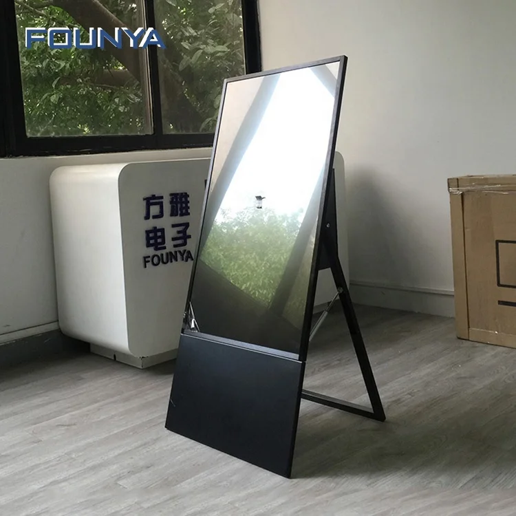 Freestanding restaurant promotion menu board digital signage display