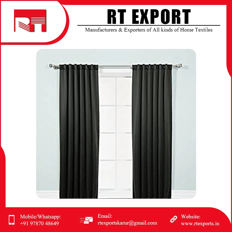 Modern Design Best Selling Window Curtains 100% Pure Cotton Customized Print Window Curtain for Sale