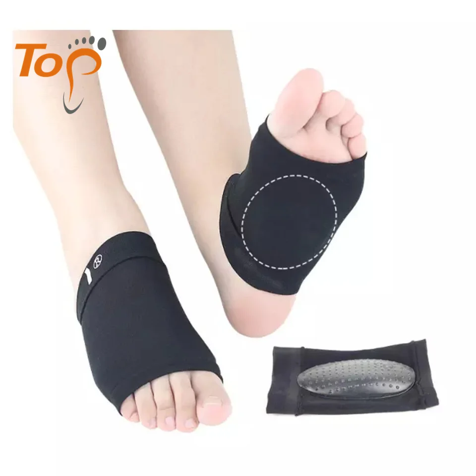 Men and women massage arch flat foot socks SEBS gel foot insoles foot pads