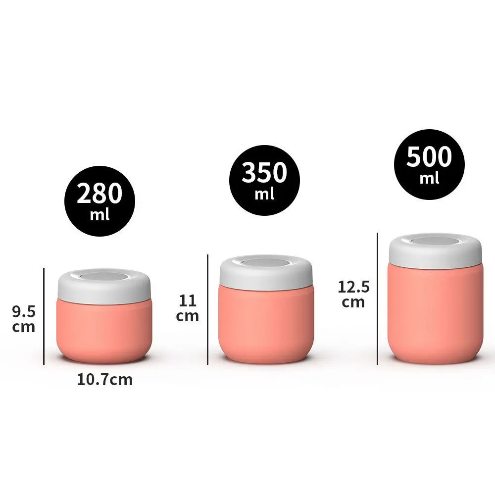 Vacuum Insulated Thermal  Food Container Grade Stainless Steel Lunch Box High Quality for Adults and Kids