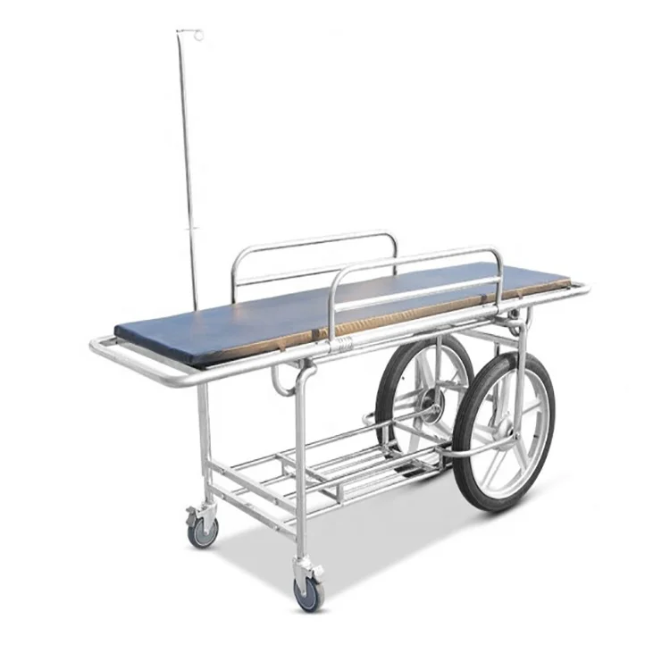 
Good price stainless steel loading patient trolley hospital ambulance stretcher 