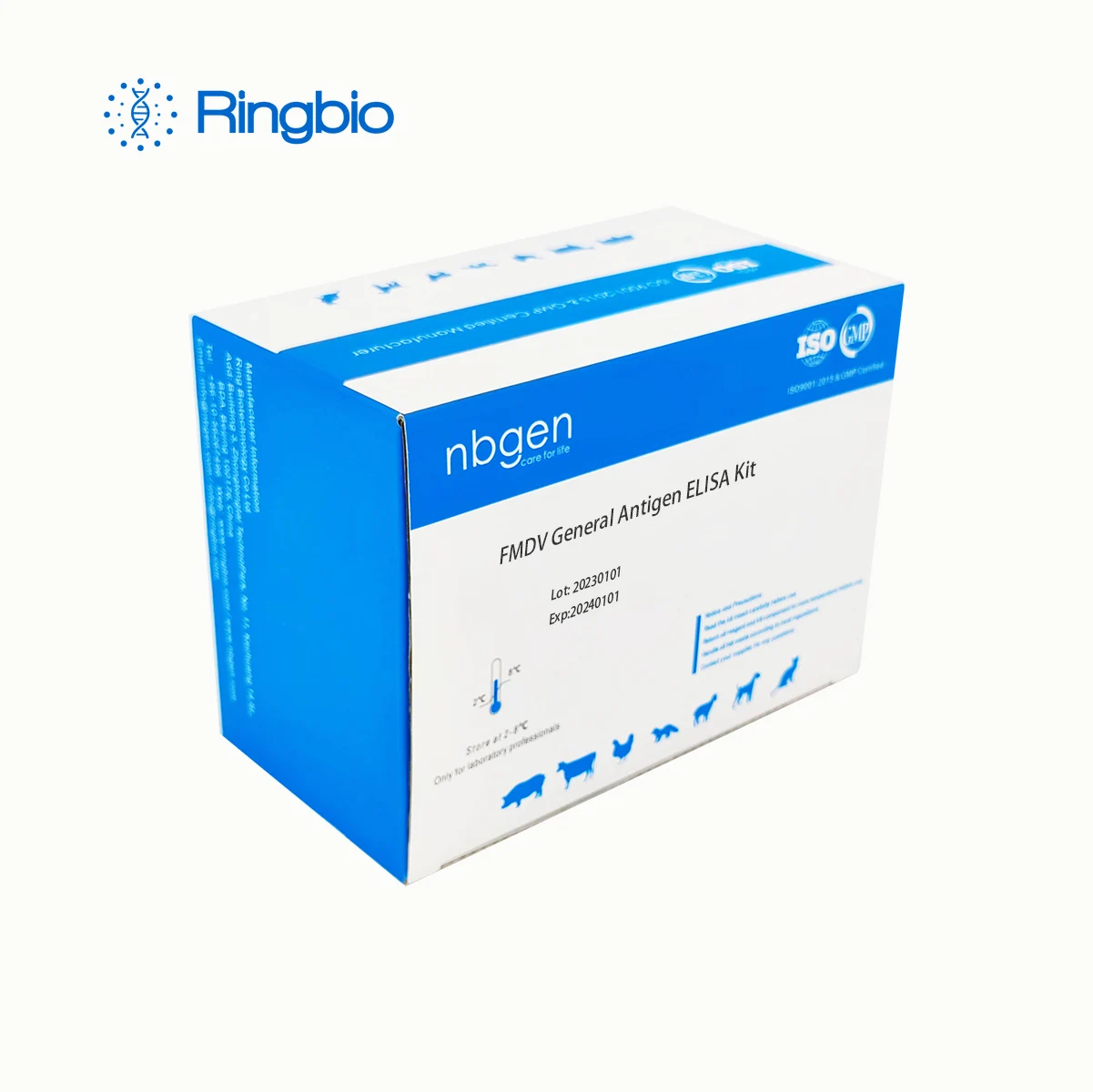 Комплект антигена ELISA Ringbio FMDV для свиней антиген ящура