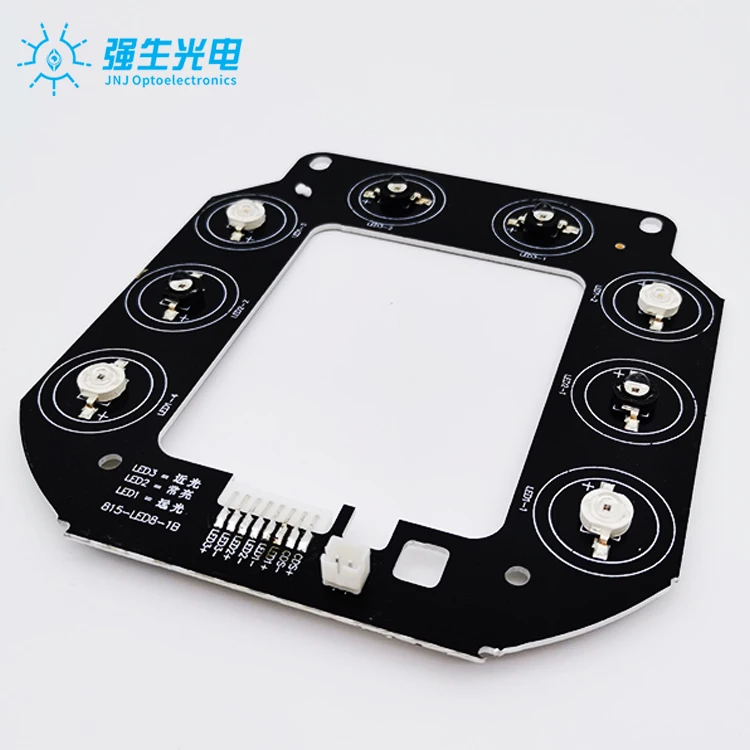 8080 SMD LED High Power Infrared Diode 1W 3W Red Light Chip ROHS Certified 2V LED 620nm 660nm puce smd led