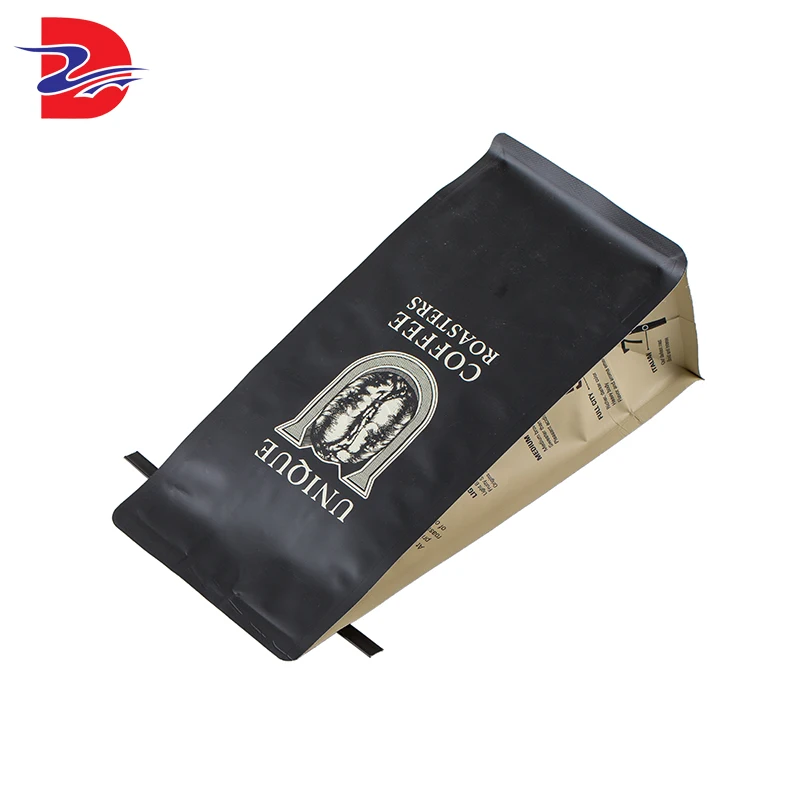 Tea Flat Bottom Coffee Bean Making Wrapper Stand Up Pouch Zip Lock Products Packaging Bags