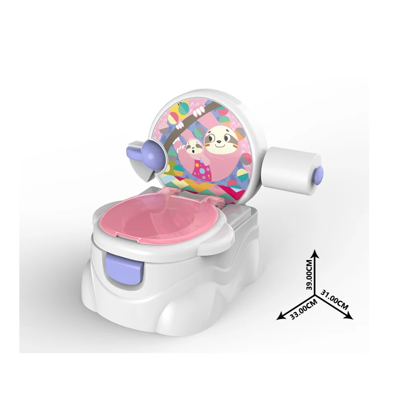 Interfactive Musical Encourages Removable Pot Kids Sit And Play With Paper Rolling Baby Potty Toilet Training Set
