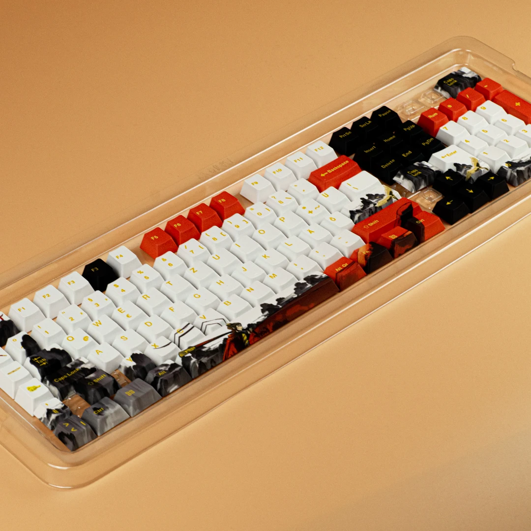 Customizable Design Goku Keycap German ISO de Keycaps Oem Profile PBT Dye Sublimation Cartoon Keycaps