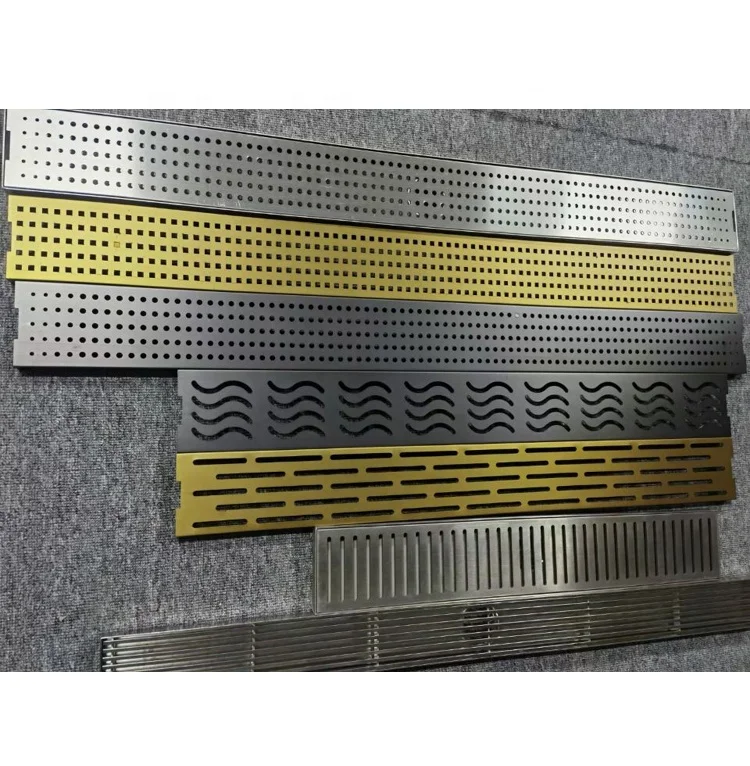 New Arrival Linear Balcony Toilet Modern Bathroom Drainage Shower Covers 304 Stainless Steel Large Size Floor Drain for outdoor