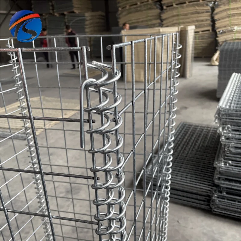 Высококачественная каменная корзина Gabion оцинкованная сварная Подпорная