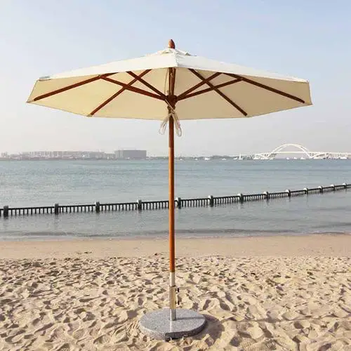 Outdoor Sun Shade Pool Side Parasol Vintage Patio Garden Umbrella Fabric 5+ Years Warranty