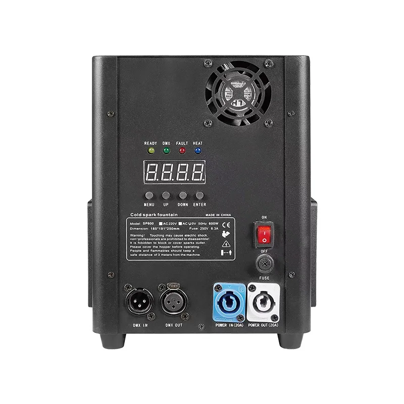 600w Cold Spark Machine With Case Cold Fireworks Sparkler Machine Sparkular Machine Stage pyro For Wedding Party Dj