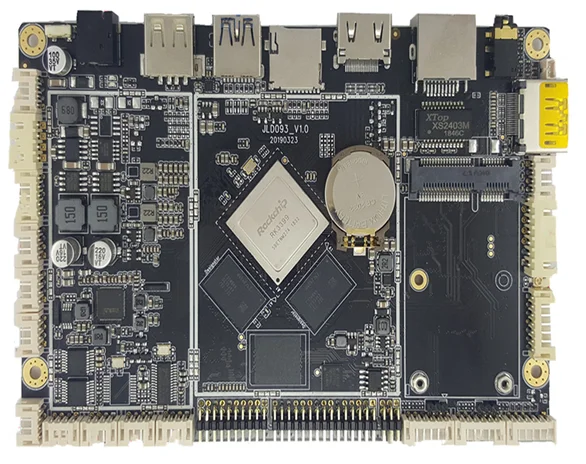 Высококачественная и мощная печатная плата JLD093 RK3399 android для распознавания лиц/киоска