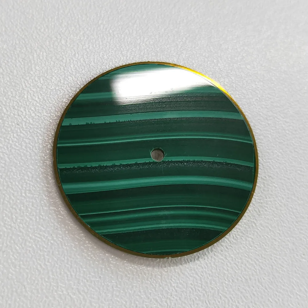 Stone Dials Fashion Natural Malachite Material Custom logo Watch Dial parts