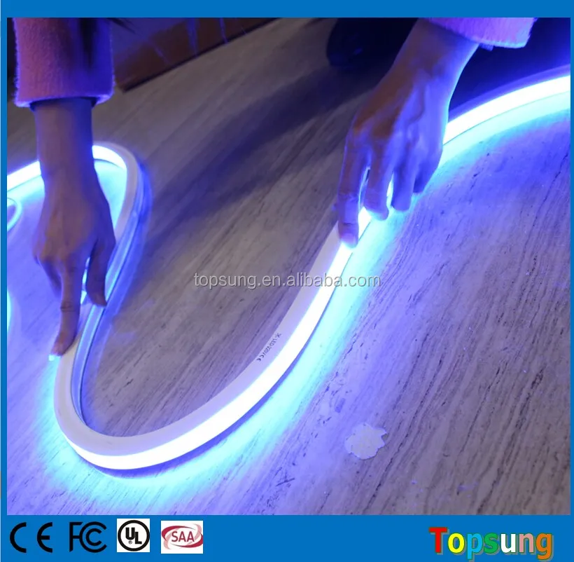 5050 waterproof cinta led navidad 120 led flexible neon led tubes 1616 blue 220v christmas led neon light