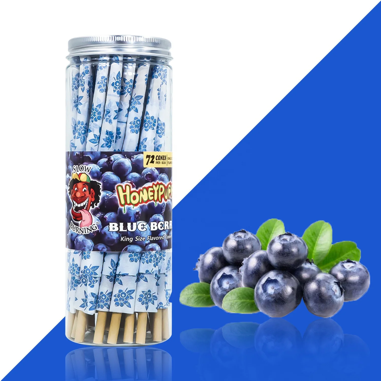 Новая тарелка для сигарет HONEYPUFF бумага фруктовый вкус 72 упаковки консервированные аксессуары курения