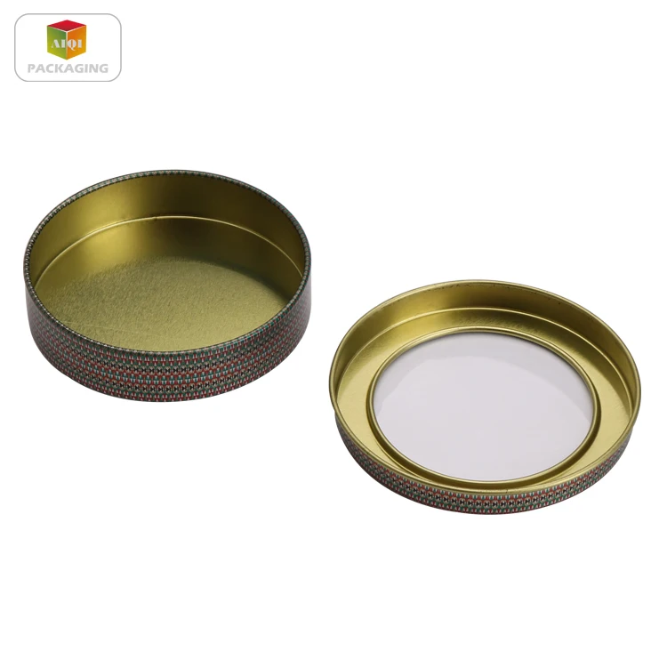 
Custom Printing Spice Round Metal Saffron Tin Box Packaging 