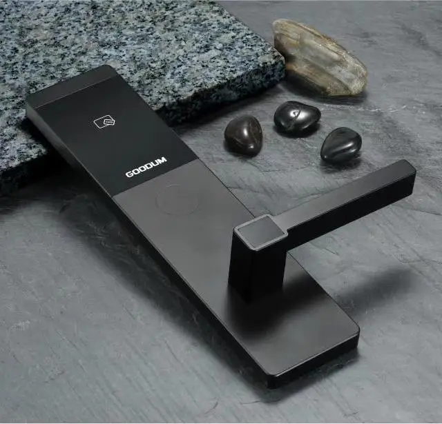 Goodum Electronic Super Thin Rfid Card Smart Door Lock V7100 For Hotel