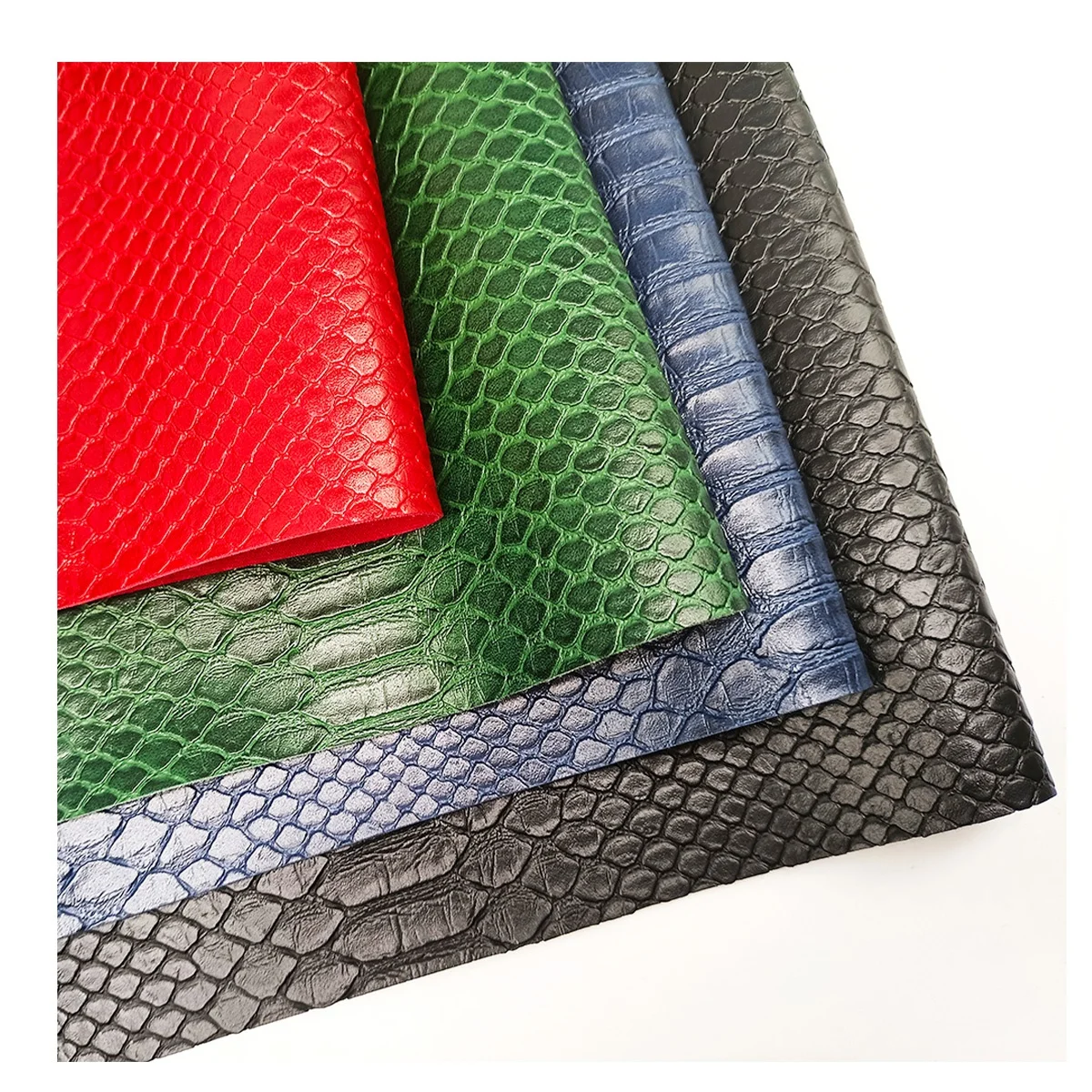 Python Faux PVC Synthetic Leather For Shoes Handbag