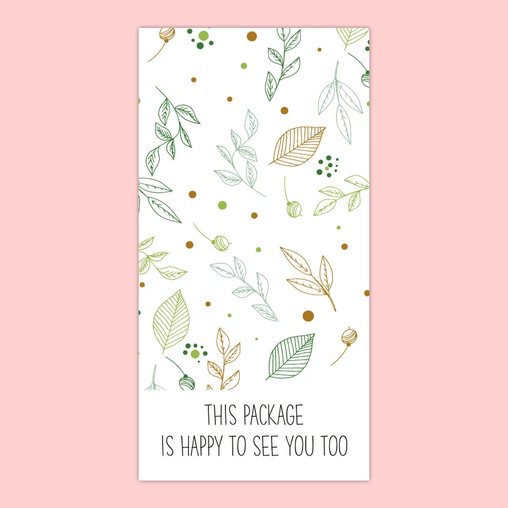  This Package Is Happy To See You Too Stickers Seal Labels Thank For Small Business Handmade Commodity Decor