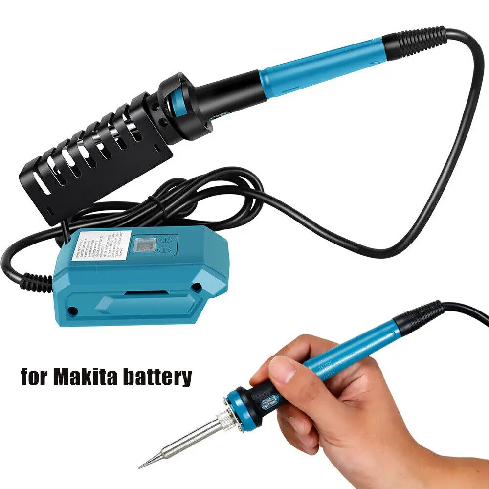 Беспроводной паяльник 20 в аккумулятор с интерфейсом makita 936 наконечников Портативная паяльная станция зарядный сварочный инструмент беспроводной