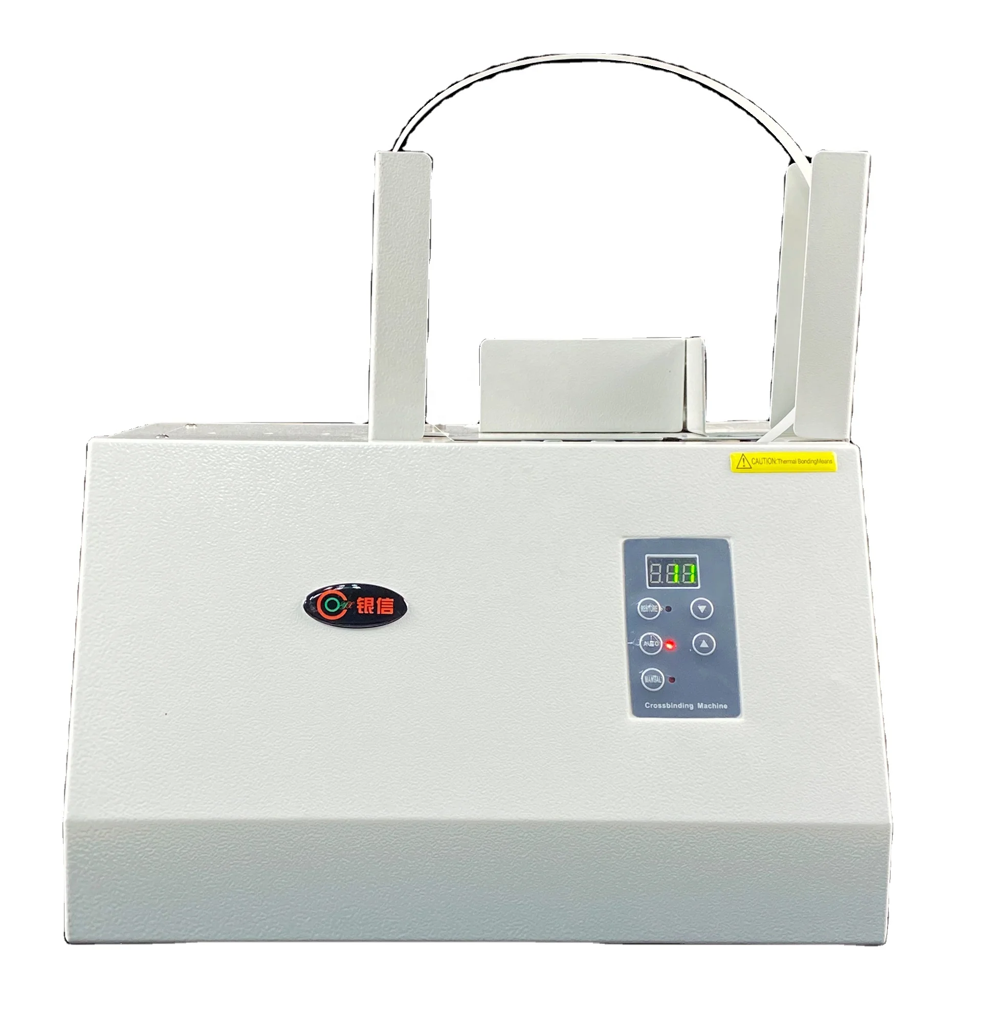 Small size portable banknotes banding machine 20/30/40mm wide tape strapping bundling machine