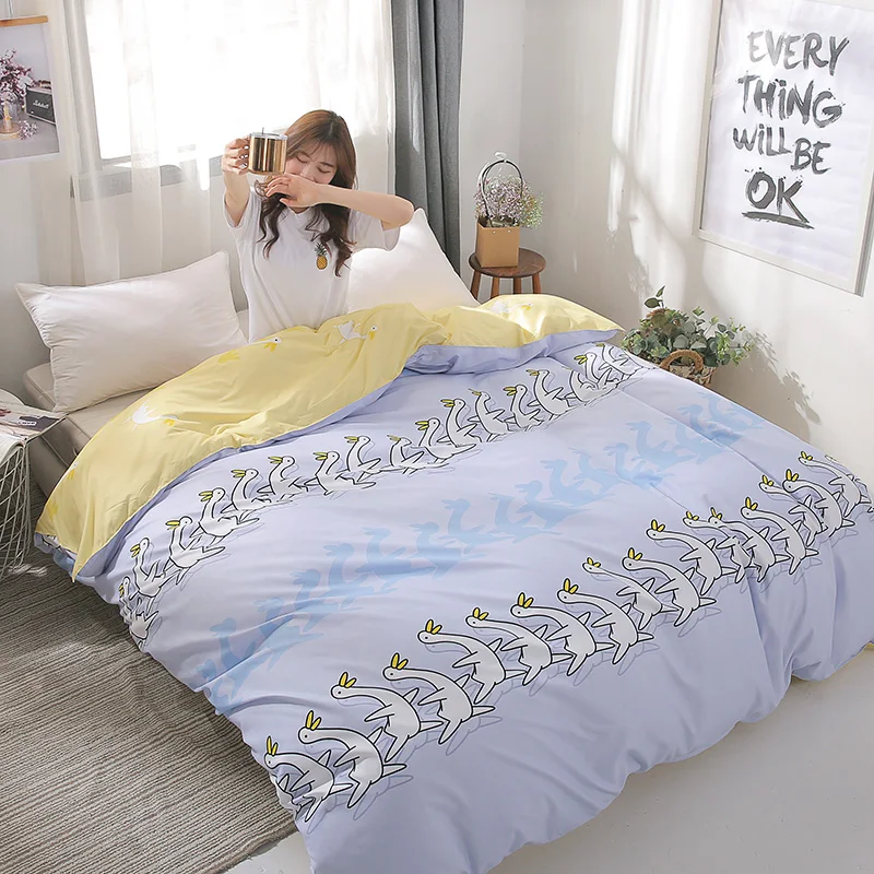 Professional Custom Hotel 100% Polyester Flat Sheet , Quilt Duvet Cover , Bed Linen With Pillow Case